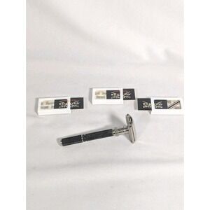 VTG GILLETTE O-2 SUPER SPEED ADJUSTABLE SAFETY RAZOR 1-9 with Blades